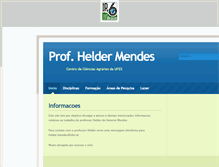 Tablet Screenshot of heldermendes.pro.br